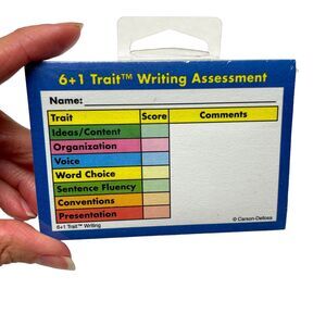 Carson Dellosa Writing Traits Assessment Stick On Notes Rubric Teacher Resource